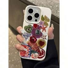 1pc Fashionable Premium Minimalist,1pc TPU Material Minimalist Fashion Ocean Lips Element Pattern Phone Case Compatible With IPhone 17/17 Pro Max/Air/17 Pro/16e/16 Pro Max/16/15/12 Pro Max/13/13 Pro Max/14/15/17/16 Pro/11 Pro Max/12, Personalized Stylish Protective Soft Shell, Unisex Design Protective Case Compatible With Samsung S24/A54/S23,[Local Warehouse Fast Shipping] Series Waterproof Shockproof Scratch Resistant - 款式1(1pc) - 查看 4