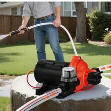 Bomba de agua para RV, 12V CC 4 GPM (15.1 L/min), Bomba de agua de diafragma de3cámaras, con interruptor automático de presión, Presión máxima de 40 PSI,A demanda para RV, Caravana, Marina, Yate, Lavado de coches - 40 psi - Ver 9