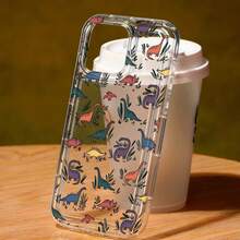 Funda para teléfono compatible con iPhone 17 Air/16e/15/14/13 Mini/12 Mini/11 Pro, Pro Max, Plus, a prueba de golpes + resistente a caídas,  total, 360 ° Protege el teléfono - transparente - Ver 6