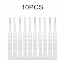 10支装迷你软毛清洁刷 - 柔软温和，有效清洁充电口、淋浴喷头等 - 适用于卧室、浴室、客厅、户外等场所，易于清洁，深度清洁 - 白色 - 查看 6