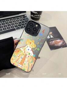 Custodia per telefono compatibile con Apple 11 12 13 14 15 16 Pro Max Plus, con motivo carino di montagne, aereo e placcatura, custodia protettiva compatibile con 17 Pro, 17 Pro Max, 17, 16 - Z1 - Visualizzare 9