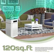 Home HEPA Air Purifier Large Room Air Cleaner For Allergies Smoke Mold Odor Dust - 白色 - 查看 3