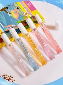 5pcs/Set 10ml Beach Digital Fragrance Spray, Emitting Fresh And Elegant Floral Scent. Portable Design, Suitable For Home Fragrance, Can Be Placed In Wardrobe, Bedroom, Bathroom, Car, Also Suitable For Dates, Travel, Summer Deodorizing And Scenting. - Xịt thơm - Xem 10