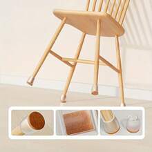 8pcs Chair Leg Floor Protectors, Bar Stool Leg Covers, Dining Table Chair Leg Pads, Suitable For Hardwood Floors, TPE Felt Furniture Pads - Multicolor - View 4