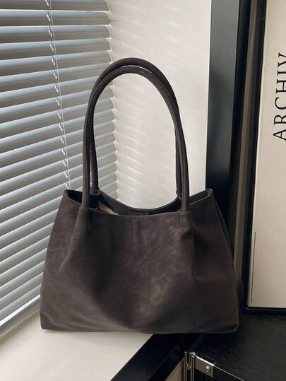 Yeni Moda Büyük Kapasiteli El Çantası ve Omuz Çantası, Partiler, Geziler, Tatiller, Alışveriş ve Günlük Kullanım İçin Uygundur, Madeni Para, Telefon Saklayabilir, Ofis Kadınları, Üniversite Öğrencileri ve Çalışan İnsanlar İçin İş Çantası Olarak da Kullanılabilir, Şık Bayan Çantası