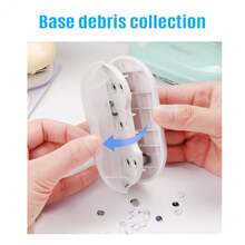 Mini 3-Hole Paper Punch - Handheld Loose Leaf Punch With 5.5mm Opening, 5 Sheet Capacity - Ideal For Notebooks, Scrapbooks, Diaries, Calendars, DIY Projects, And Office & School Supplies - Mint Green - View 3