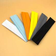 8-Pack Random Style Non-Slip Headbands - Women's Fashion Sports Headbands, Soft Fabric Elastic Headbands, Suitable For Exercise, Yoga, And Running Women's Hair Accessories - 彩色 - 查看 5