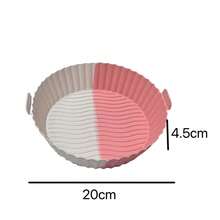 Silicone Air Fryer Mat, Air Fryer Pad, Grill Pan Tray Mat, Baking Oven Tray Liner, Reusable Silicone Baking Mat, Kitchen Gadget - Multicolor - View 13