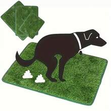 Ultimate Washable Dog Grass Mat - Reusable, Odor-Resistant, Pet Training Artificial Turf With Anti-Slip Bottom. Easy To Clean Pee Pad, Suitable For Indoor/Outdoor. Grass Length: Approx. 2cm. - Multicolor - View 2