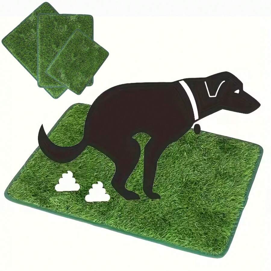 Ultimate Washable Dog Grass Mat - Reusable, Odor-Resistant, Pet Training Artificial Turf With Anti-Slip Bottom. Easy To Clean Pee Pad, Suitable For Indoor/Outdoor. Grass Length: Approx. 2cm.