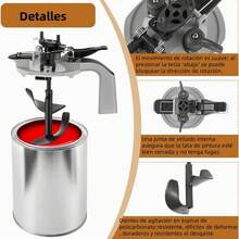 Tapa De Lata De Pintura Que No Ensucia Tapa De Mezcla De - Plateado - Ver 2