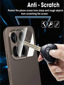 3 piezas de protectores de lente de cámara de vidrio templado compatibles con Mi 15T Pro 14T 13T Pro Redmi Note 14 Pro+ 13 Pro 4G 5G 12 Pro Plus, película protectora HD clara, resistente al agua, resistente a los arañazos, ajuste preciso, claridad de alta definición, aplicable a protección diaria, oficina, hogar, cubierta de cámara de teléfono a prueba de golpes, resistente a caídas, resistente a arañazos - transparente - Ver 5