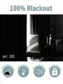 ستارة تعتيم، عازلة للحرارة وحماية من الأشعة فوق البنفسجية، تصميم به ثقوب، مناسبة لغرفة المعيشة وغرفة النوم، تعتيم الغرفة في حالة انقطاع الكهرباء، وزن القماش 100 جرام