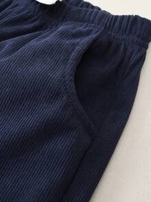 3pcs/Set Toddler Boys' Casual Pocket Drawstring Decor Pants - Multicolor - View 10