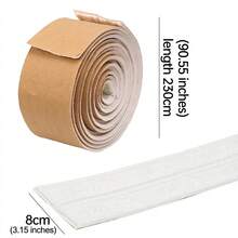 1 rouleau de 2,3 m/90,6 pouces de ruban de bordure à motif, moulure de couronne, cadre de papier peint pour la maison, bandes décoratives pour les coins de plafond et de salon, garniture de plinthe