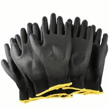 12 Pairs Anti-Static, Anti-Slip, Durable Work Gloves, Suitable For Gardening And Woodworking Safety Operations - Multicolor - View 8