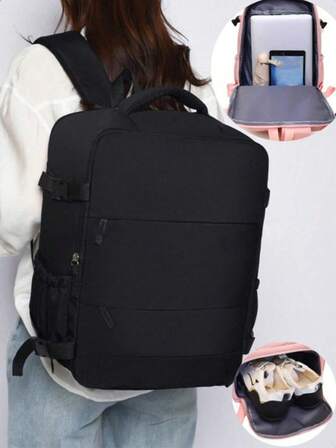 Men's Backpack, Women's Large Capacity Travel Backpack, Commuting And Class Backpack, Fashionable Computer Bag, Short Distance Business Travel Luggage Bag,Business Travel Boarding Backpack,Suitable For Ryanair,Unisex