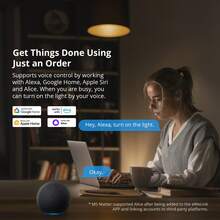 SONOFF Matter Smart Light Switch, 2.4GHz WiFi Switch, Neutral Wire Required, Alexa Compatible, 1 Gang M5-1C-80W - White - View 6