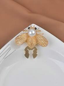 一套衬衫纽扣套，蜜蜂、山茶花、珍珠和钻石袖扣套装，纽扣夹，适用于连衣裙、婚礼、正式服装装饰、服装配饰、日常聚会、节日、音乐节、情人节礼物、女士珠宝、送给朋友、家人、情侣的礼物 - 彩色 - 查看 11