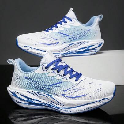 Mångsidiga löparskor för män, tävlingsträning, stötdämpande sportsneakers