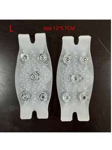 1 Pair Upgraded High Elasticity Ice Cleats Anti-Slip Shoe Spikes, 5-Claw Snow Ice Traction Cleats, Outdoor Anti-Slip Ice Cleats, Multiple Sizes Available