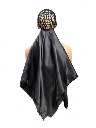 1pc New Fashionable 2-In-1 Sleep Cap Multifunctional Bandana Mesh Cap, Creative Wearing Methods