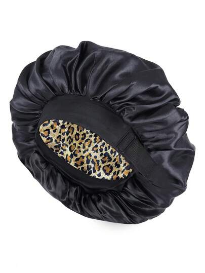 1顶双面缎面睡帽，丝绸睡帽，柔软舒适，适合自然卷发女性