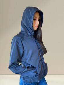Chaquetas ligeras para mujeres, mujeres altas - Azul Marino - Ver 2