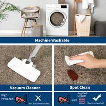 Modern Home Decor Simple Living Room Area Rug Non Slip Thin Bordered Entrance Runner Rug Non Shedding Low Pile Mat Throw Rug Easy To Clean Stain Resistant Carpet Printed Washable Soft Floorcover For Dinning Room Kitchen Laundry Bathroom Bedroom - Dark Brown - View 6