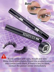 140片装 C型卷翘混合款假睫毛簇，长度8-16毫米，纤细自然，DIY单根假睫毛，易于佩戴，可重复使用，适合日常妆容。睫毛簇，单根假睫毛，假睫毛，D型卷翘睫毛簇，大容量套装，新手友好型假睫毛教程，浓密蓬松的DIY分段式睫毛嫁接套装，包含胶水、封层剂和镊子。 - 彩色 - 查看 4