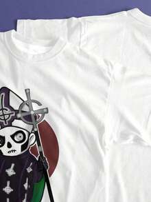 Camisa de banda fantasma verano - Blanco - Ver 3