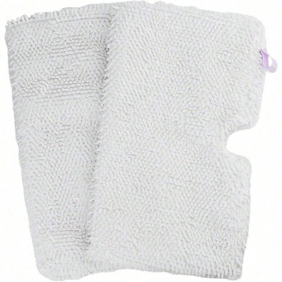 **8 Pack Steam Mop Pads Ultra Thick Microfiber Replacement Covers Washable Reusable For Hardwood Tile Floors Home Cleaning Essentials - 2 Pack White - View 1
