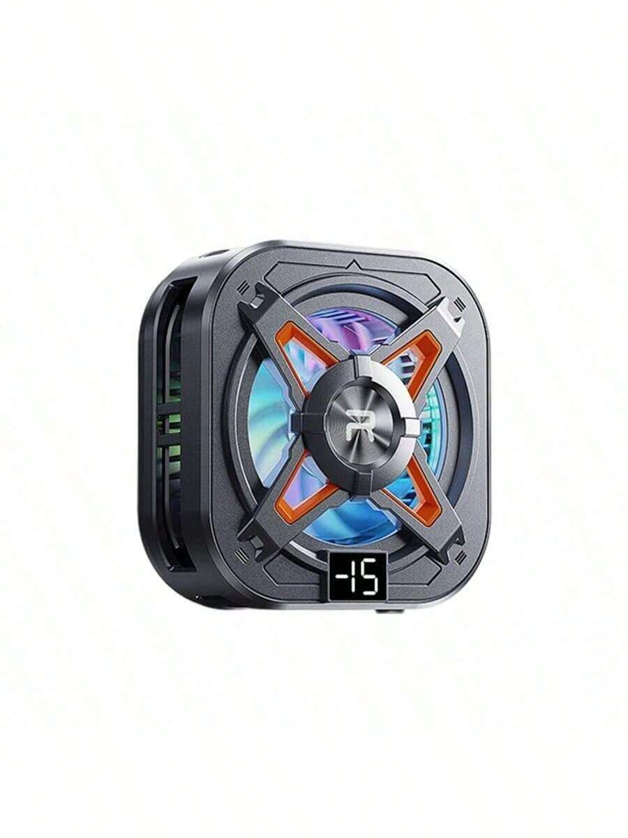 REMAX RT-F15 手機散熱器 雙效協同散熱系統 半導體晶片結合渦輪風道 應對持續高熱 廣泛兼容主流機型 槍黑色 - 槍黑色 - 查看 1
