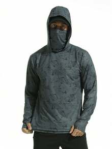 Summer Outdoor Fishing Sun Protection Clothing, Breathable Sunscreen Clothing For Fishing, Fly Fishing, Cycling - Dark Grey - View 9