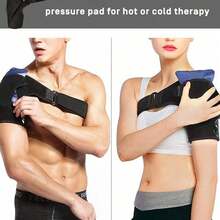 1pc Shoulder Support With Pressure Pad, Unisex Adjustable Shoulder Brace, Protects Left & Right Shoulders - Multicolor - View 7