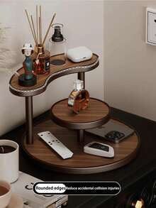 This Makeup Organizer, Vanity Storage Rack, Can Store Skincare Products, Cosmetics, Makeup Brushes, Perfumes, Etc. The Multi-Layer Design Maximizes The Vertical Space Of The Vanity, Allowing Bottles And Cosmetics To Be Neatly And Orderly Arranged, Bidding Farewell To Clutter. Its Simple And Fashionable Appearance Can Perfectly Match Any Vanity Style, And Is An Essential Tool For Women To Organize Their Beauty Products And Create A Tidy Makeup Area - Especially Suitable For Vanities With Limited Space.