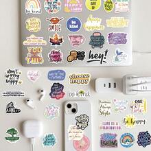 312PCS Positive Affirmation Stickers Kawaii Harajuku Skateboard Graffiti Decals Luggage Suitcase Bike Gift Phone Bike Sticker Self Affirmation Encouragement Slogans Graffiti Sticker - 1 Set - View 7
