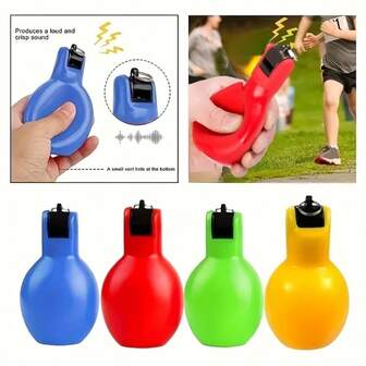 1个耐用PVC哨子 - 音量大，声音清晰，适用于教练、教师、裁判 | 万圣节、愚人节、教师节、父亲节的理想礼物 | 可用于各种生存情况