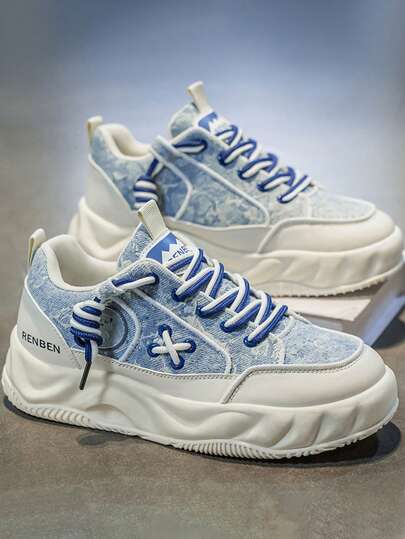 Nuevos zapatos de moda para hombres, con absorción de impactos y elásticos, versátiles, resistentes al desgaste, suela blanda, antideslizantes, resistentes a los olores, adecuados para el trabajo, viajes, uso casual, zapatos con cordones para exteriores, antideslizantes, ligeros y cómodos, aptos para camping y entretenimiento al aire libre