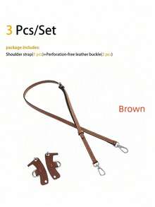 Purse Straps Replacement, Leather Handbag Crossbody Shoulder Strap Kit Adjustable For Mini Tote Bag Women - Multicolor - View 14