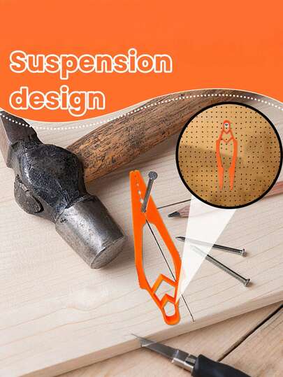 Suport pentru cuie pentru ciocanire, instrument din plastic, instrument portabil de fixare a cuielor pentru tâmplărie, produs nou transfrontalier 2025