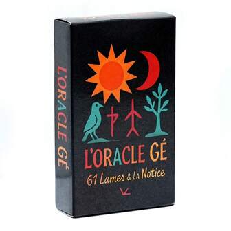 El Oráculo Gé - 61 cartas e instrucciones Cartas de tarot francesas Oráculo divino Este juego de adivinación con sus gráficos sencillos y elocuentes constituye el Oráculo Gé