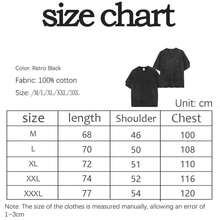 Unisex Anime Vintage Washed Graphic T-Shirt  Oversized Casual Man Women Short Sleeved Tee Y2k Clothes Tops Harajuku - Black - View 8
