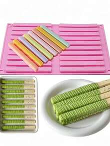 1个/2个/3个装 新款20腔100%不粘硅胶模具 - DIY松饼、手工皂模具，带托盘，易于脱模且用途广泛 - 彩色 - 查看 9