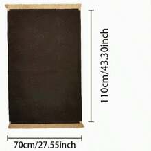 1 件装地毯，金色星月图案，流苏边，底部防滑，可机洗 - 彩色 - 查看 6