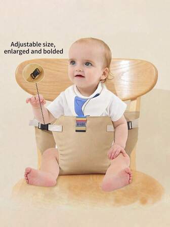 Verstellbarer verstärkter Sicherheitsgurt für Babyhochstuhl, tragbares faltbares Design