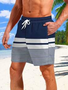 Men's Summer Beach Shorts - Machine Washable, Non-Transparent