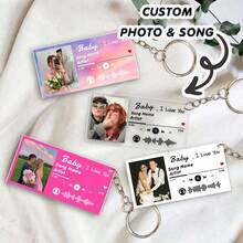 F-couple Song Circle Keychain