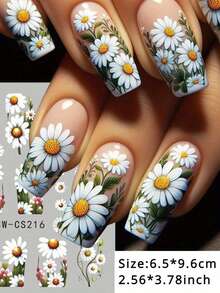 Festival Star Nail Art Stickers - Spring And Summer, Valentine's Day, Festival, Thanksgiving Flowers, Y2K Shining Stars, Love, Cross Star, Art Design, Suitable For Women's Daily, Wedding, And Festival Disposable Self Adhesive Nail Stickers, Simple, Light Luxury Theme Style, Easy To Stick Nail Decoration Stickers Nails - Multicolor - View 4