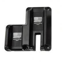 15 Lbs Capacity Magnetic Gun Rack - Wall Mounted, Concealed Carry Holder, Suitable For Garage, Car And Truck, Durable Resin Material, Ideal For Male Gun Owners, Storage Shelf